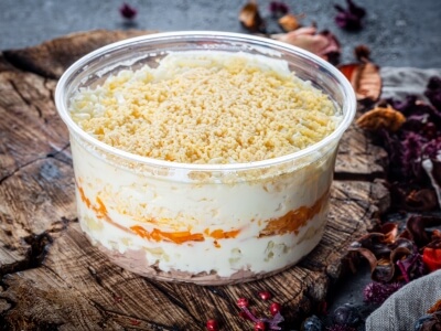 Салат мимоза с тунцом