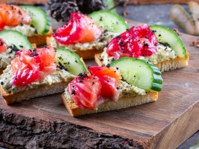 Canapes lõhega